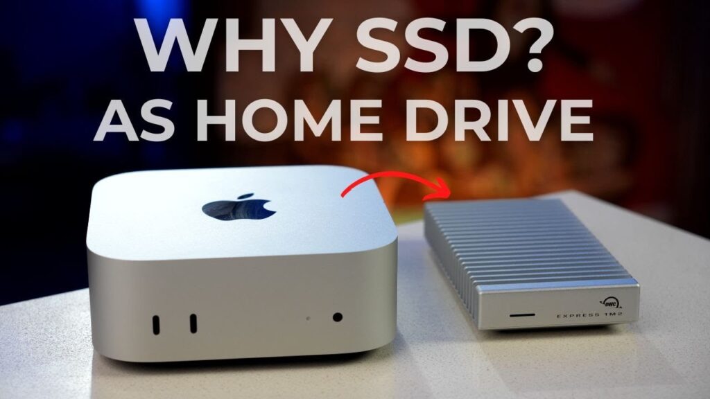 Using an external SSD as your Home folder drive